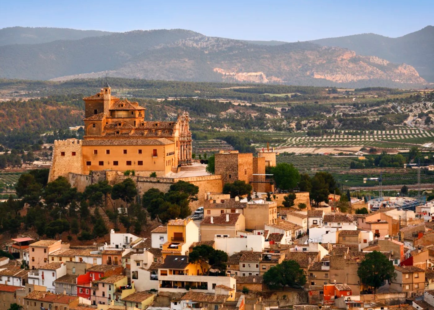 vista geral de caravaca de la cruz