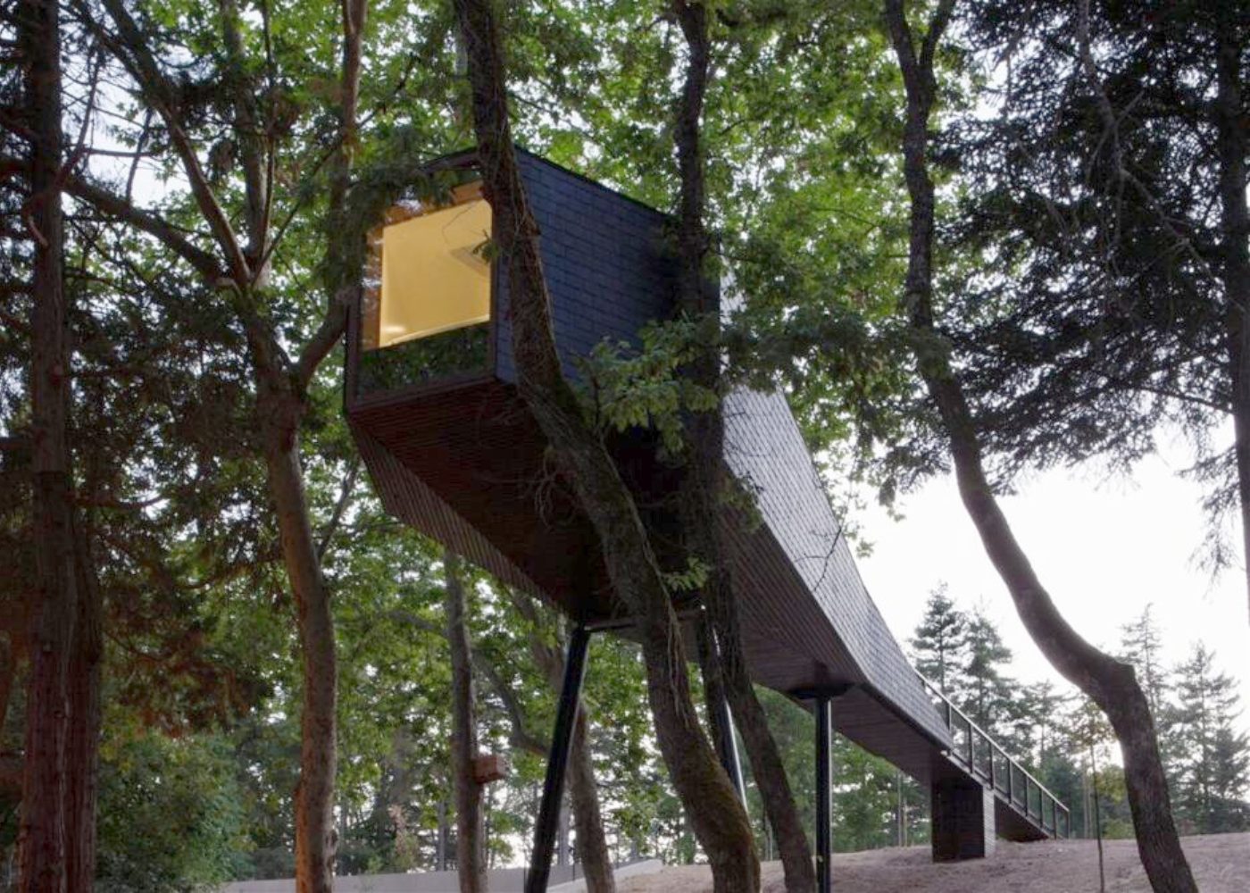 eco houses no parque das Pedras Salgadas
