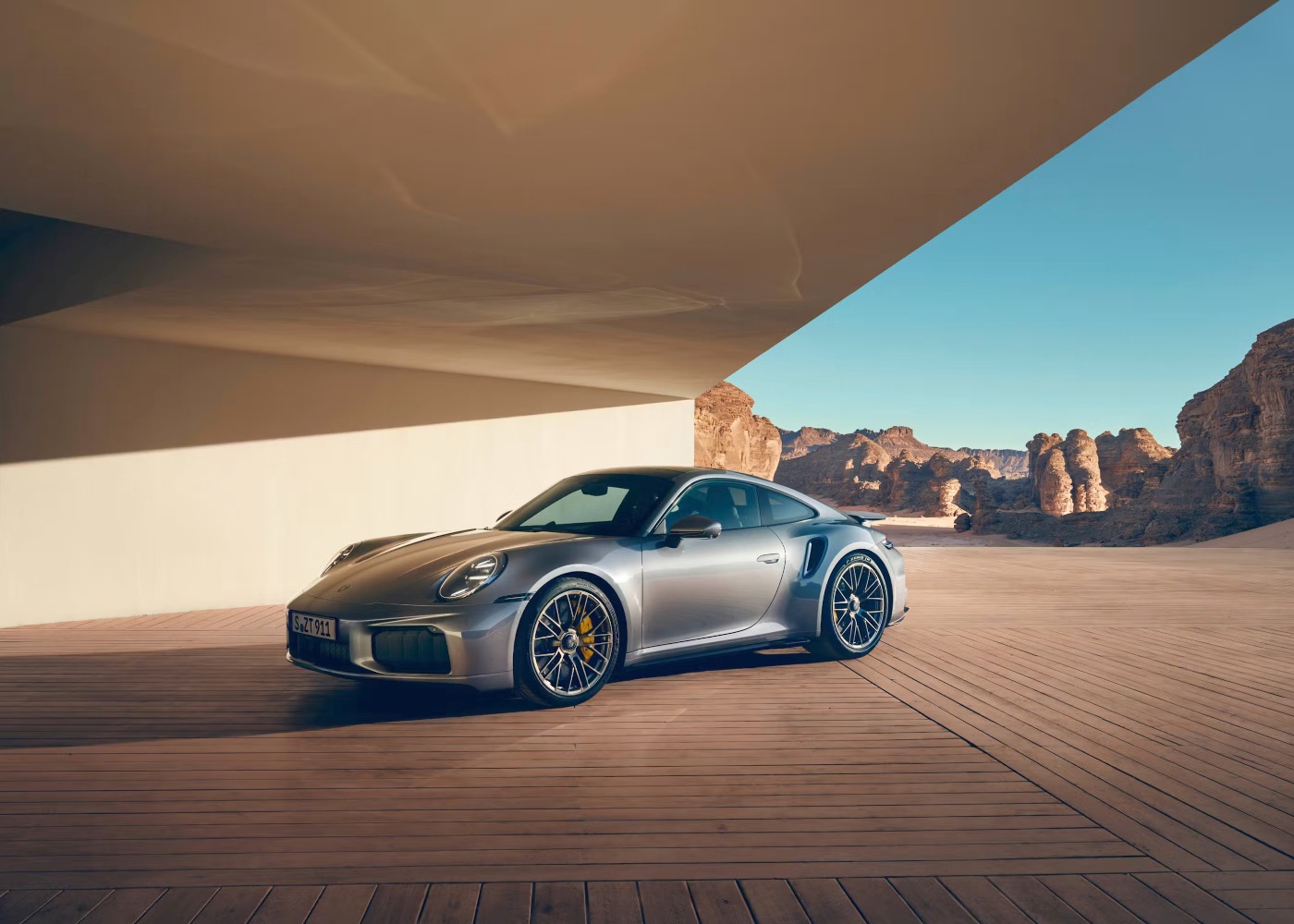Porsche 911 turbo S cinzento