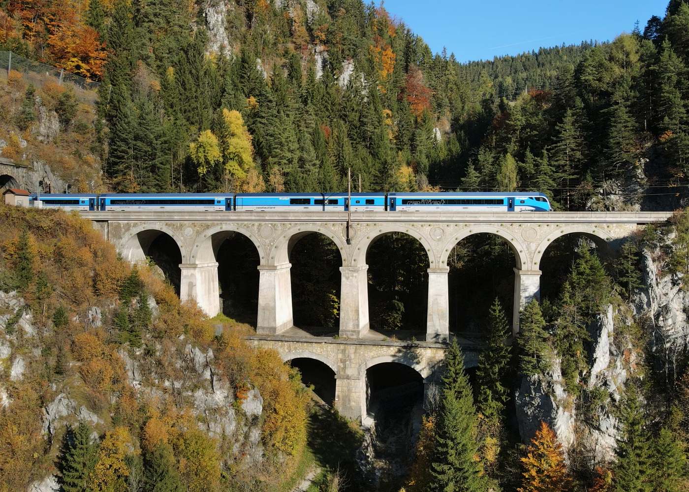 viaduto ferroviário em semmering