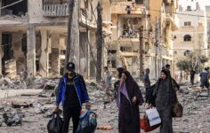 Refugiados em Gaza