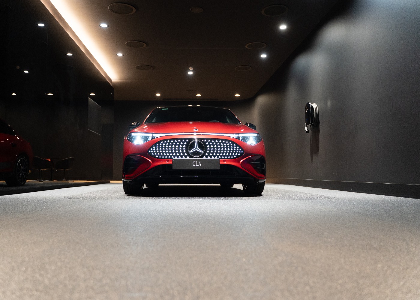 frente do novo mercedes-benz CLA