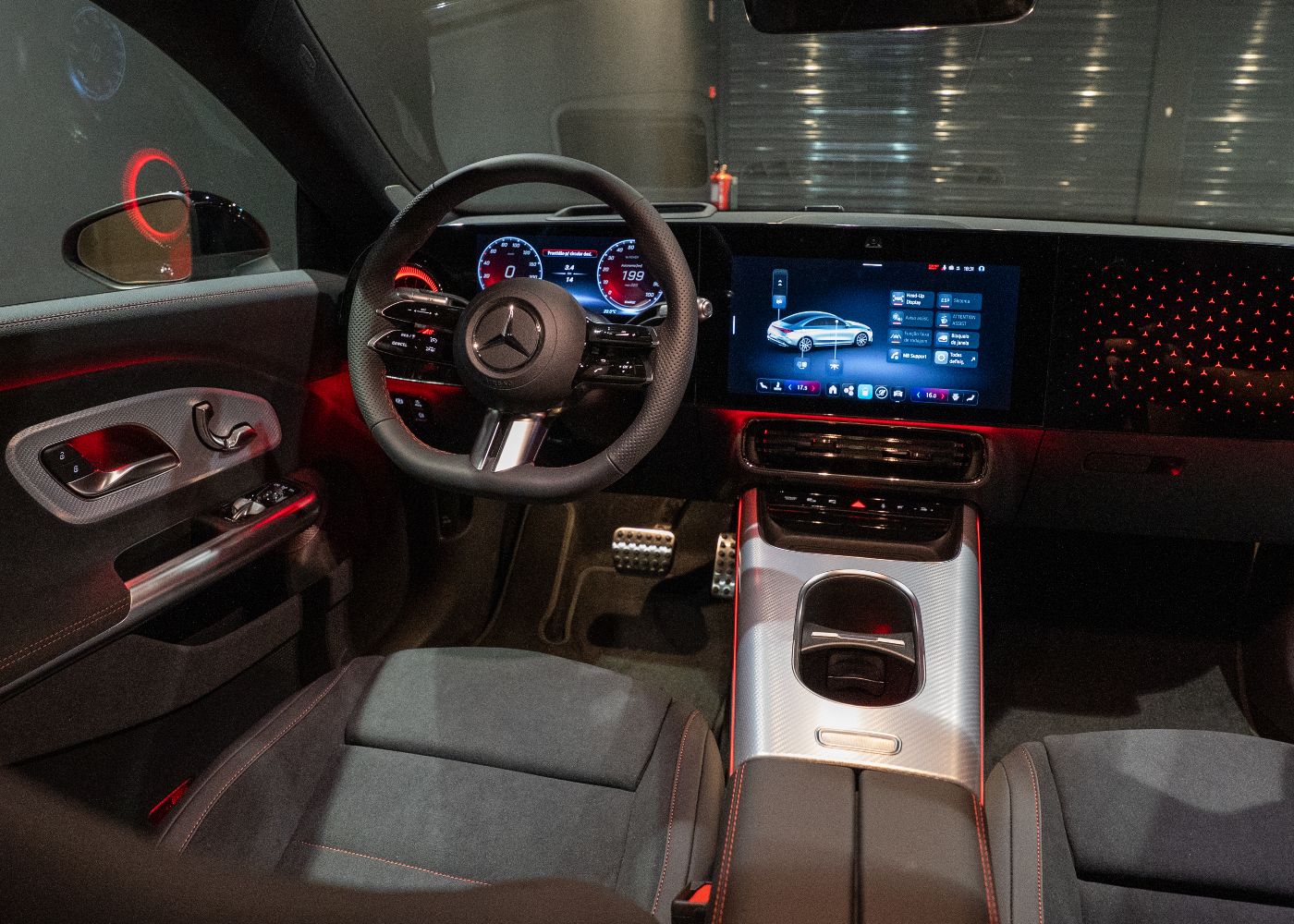 interior do mercedes-benz CLA