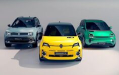 três modelos da renault