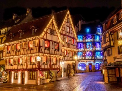 ruas de Colmar no natal