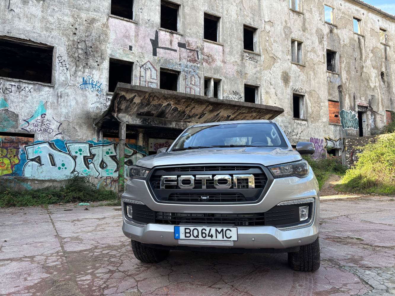 frente da pick-up foton