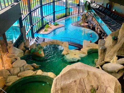 piscinas de água quente