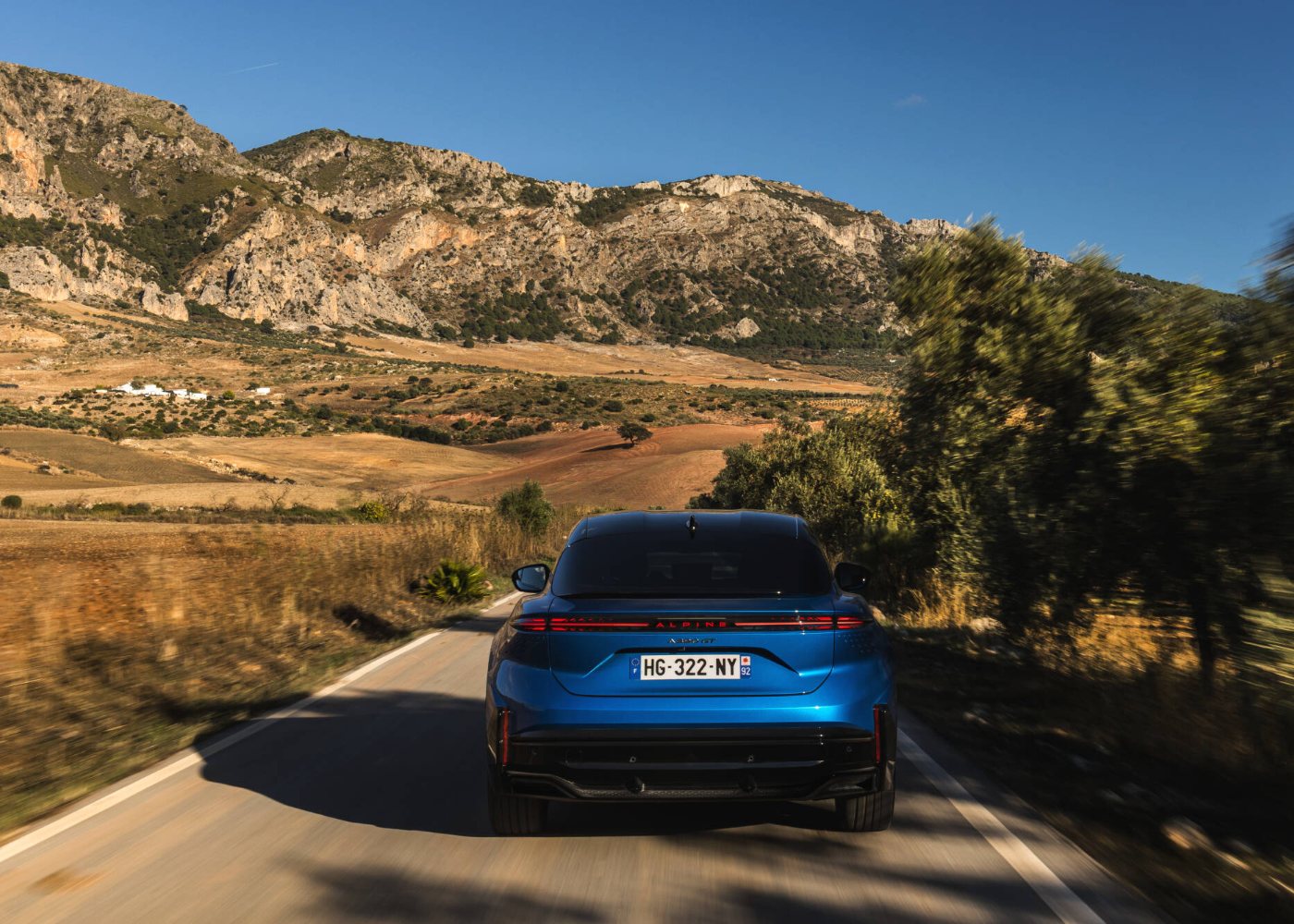 traseira do Alpine A390