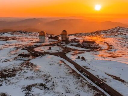 neve na serra da estrela