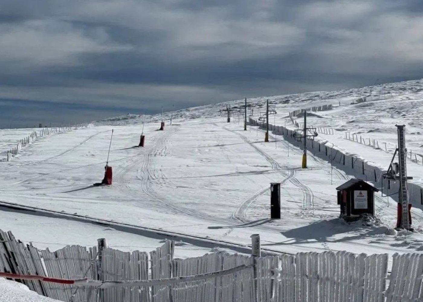 pista de ski na serra da estrela