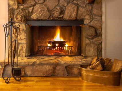 Lareira em casa