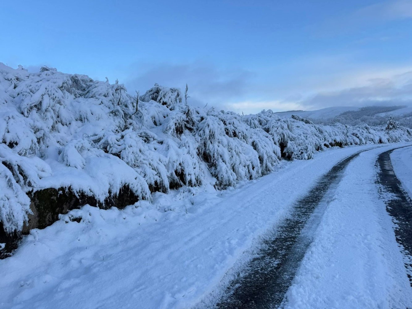estrada na serra do larouco
