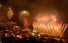 fogo de artifício na Madeira