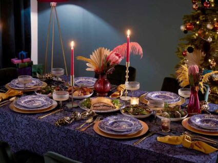 decorar a mesa de Natal