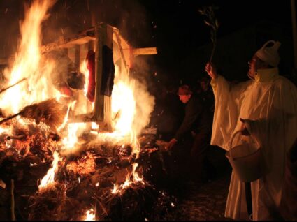 queima do velho em Moimenta da beira