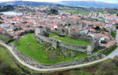 Vista aérea do castelo de Trancoso