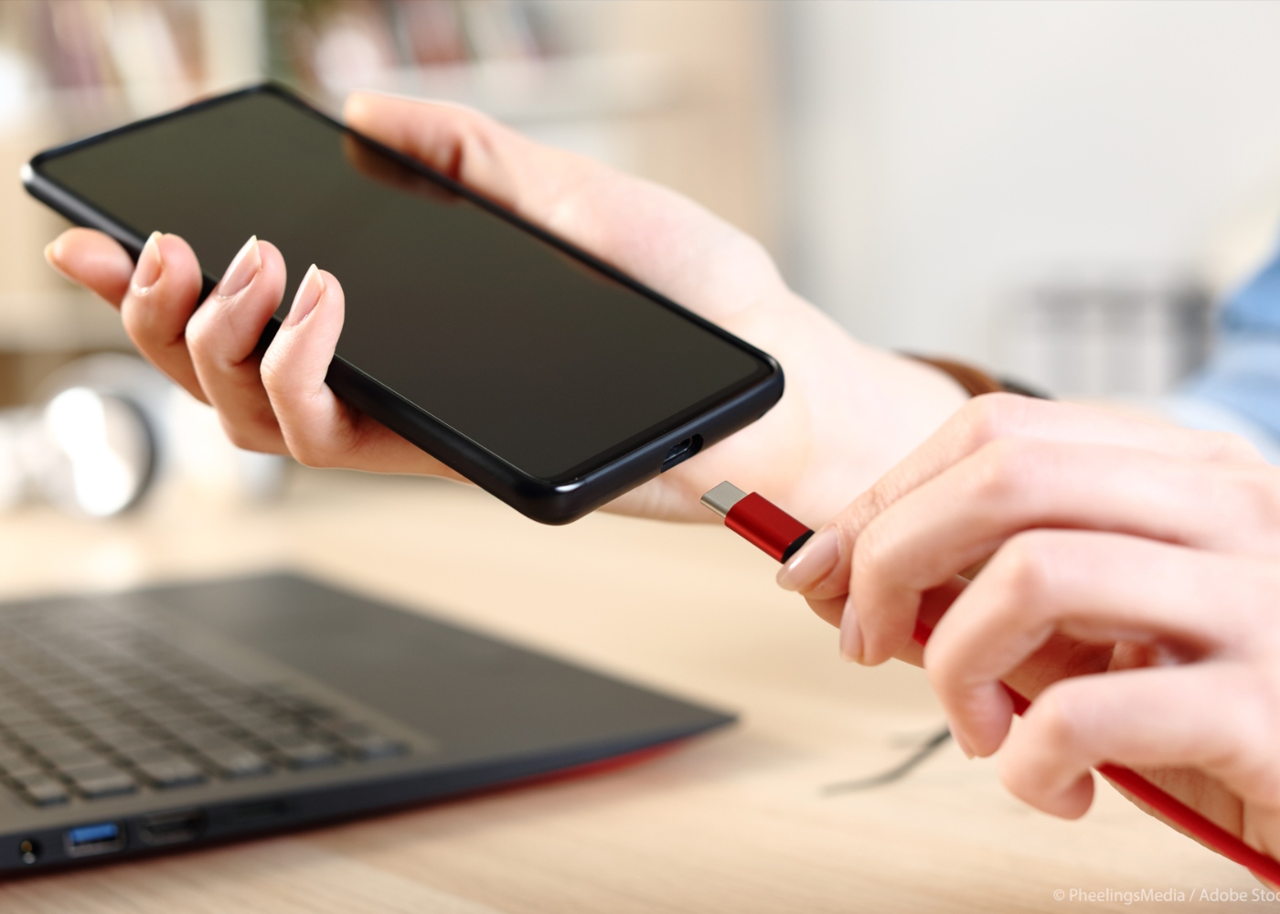 carregar o telemóvel de forma correta