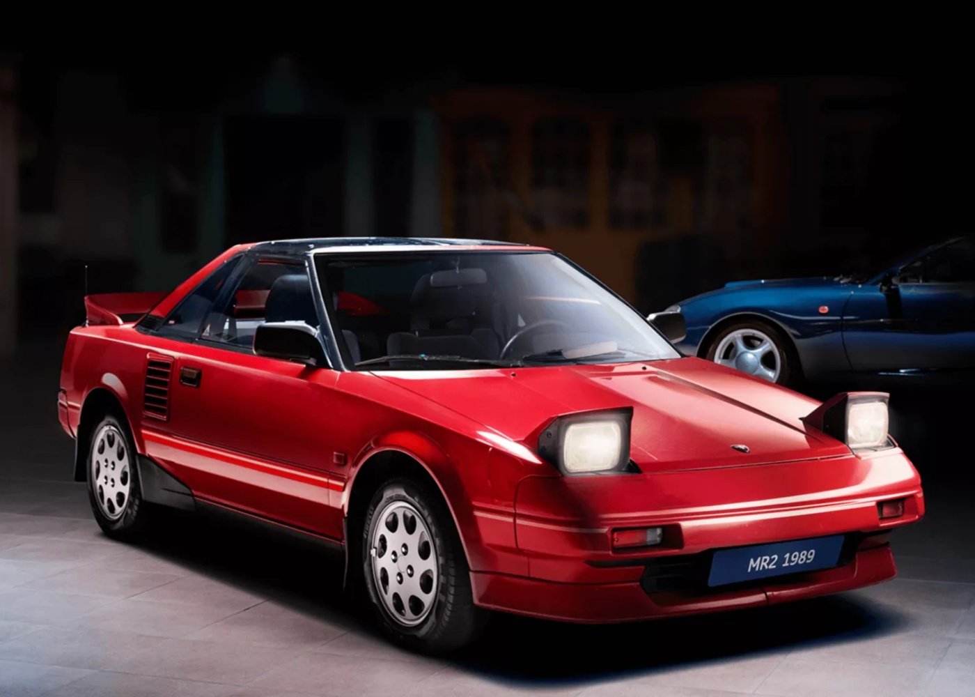 toyota mr2 vermelho