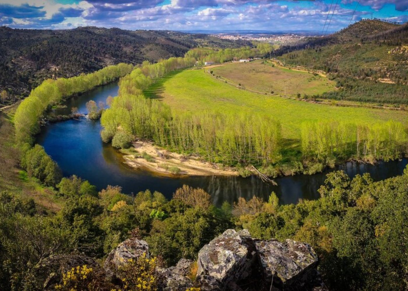 vista do parque do vale do tua