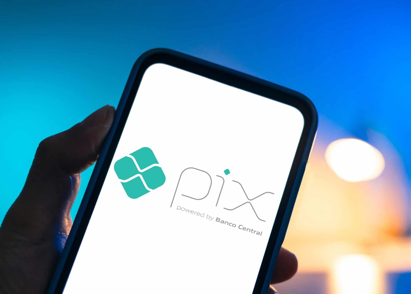 sistema PIX no telemóvel