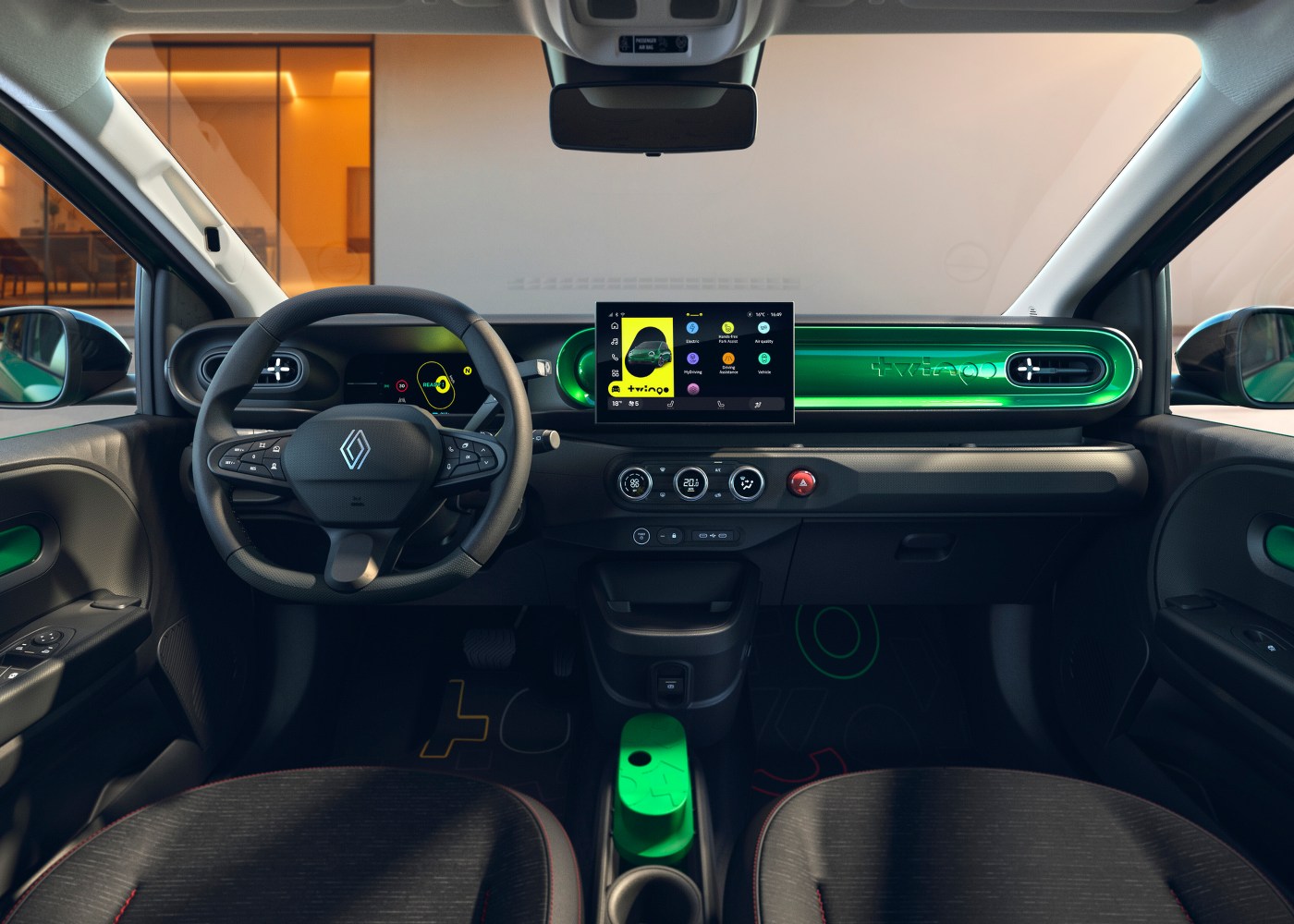 interior do novo clio