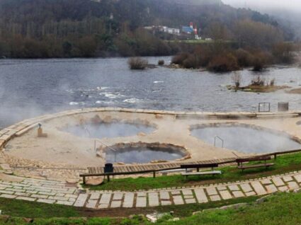 piscinas de água quente em Ourense
