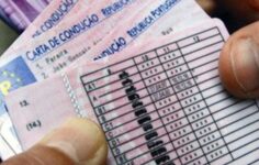 carta de condução apreendida