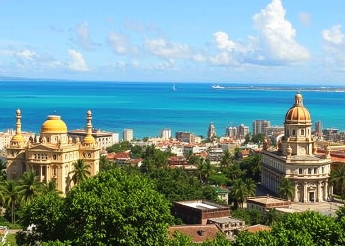 vista da capital de Cuba