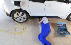 Inspeção de carros elétricos