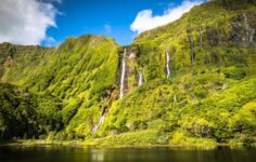 cascatas na ilha das flores