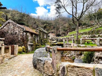 vista da aldeia de pontes