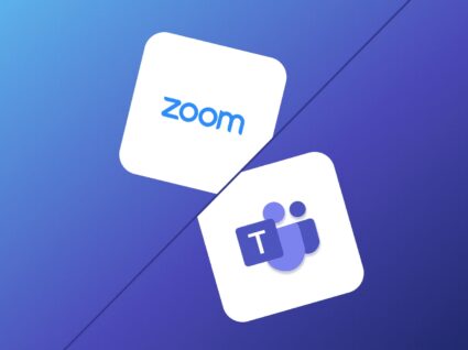 logos de teams e zoom