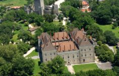 vista aérea do paço dos duques