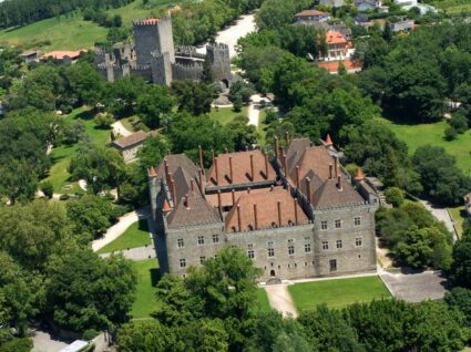 vista aérea do paço dos duques