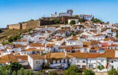 vista do castelo de Estremoz