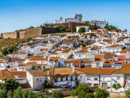 vista do castelo de Estremoz