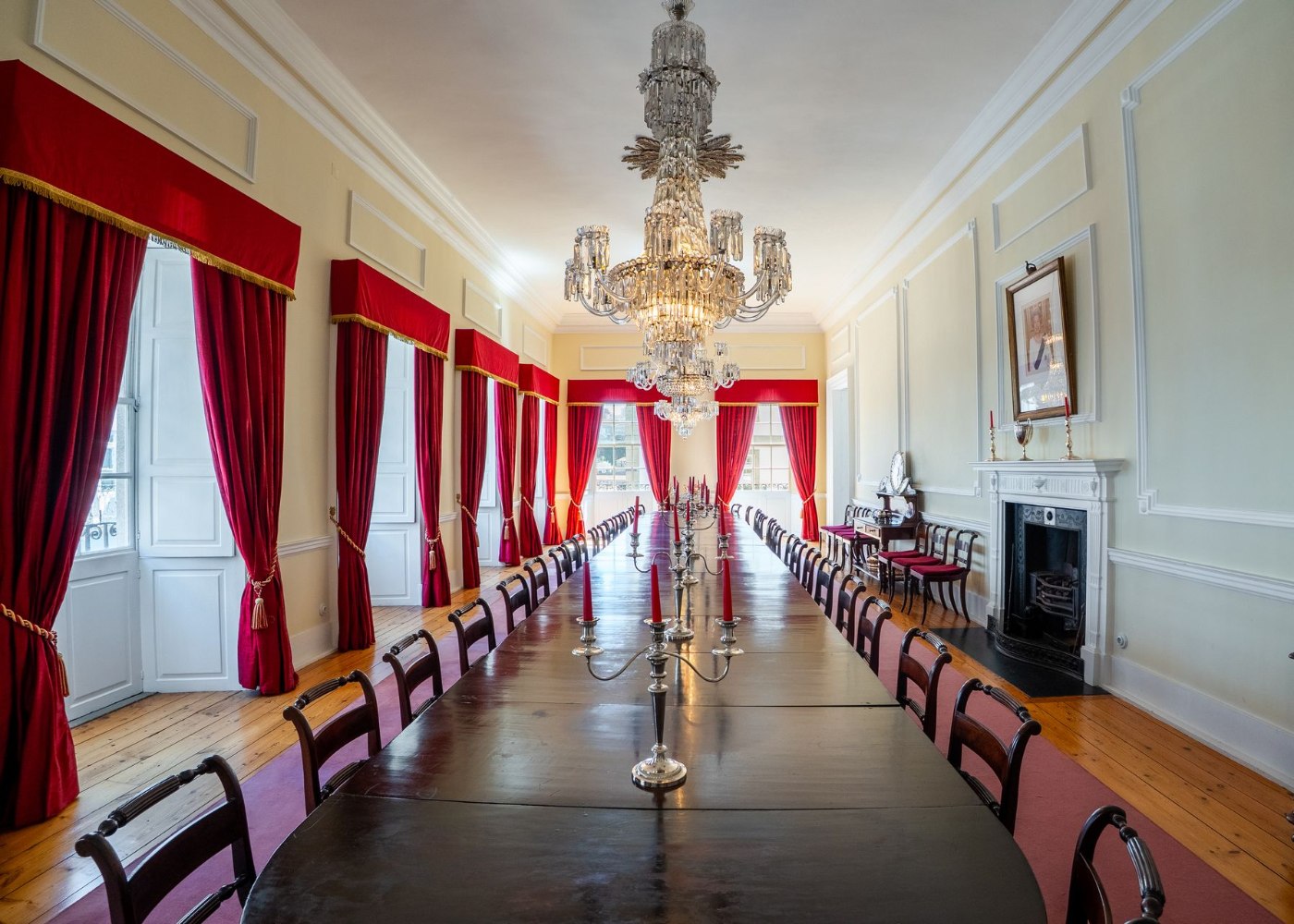 sala de jantar na feitoria inglesa