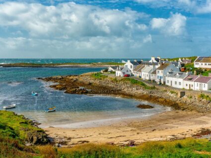 praia na ilha de Islay