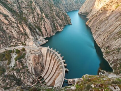 Barragem perto de Lagoaça