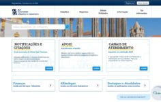 página de deduções no portal das finanças