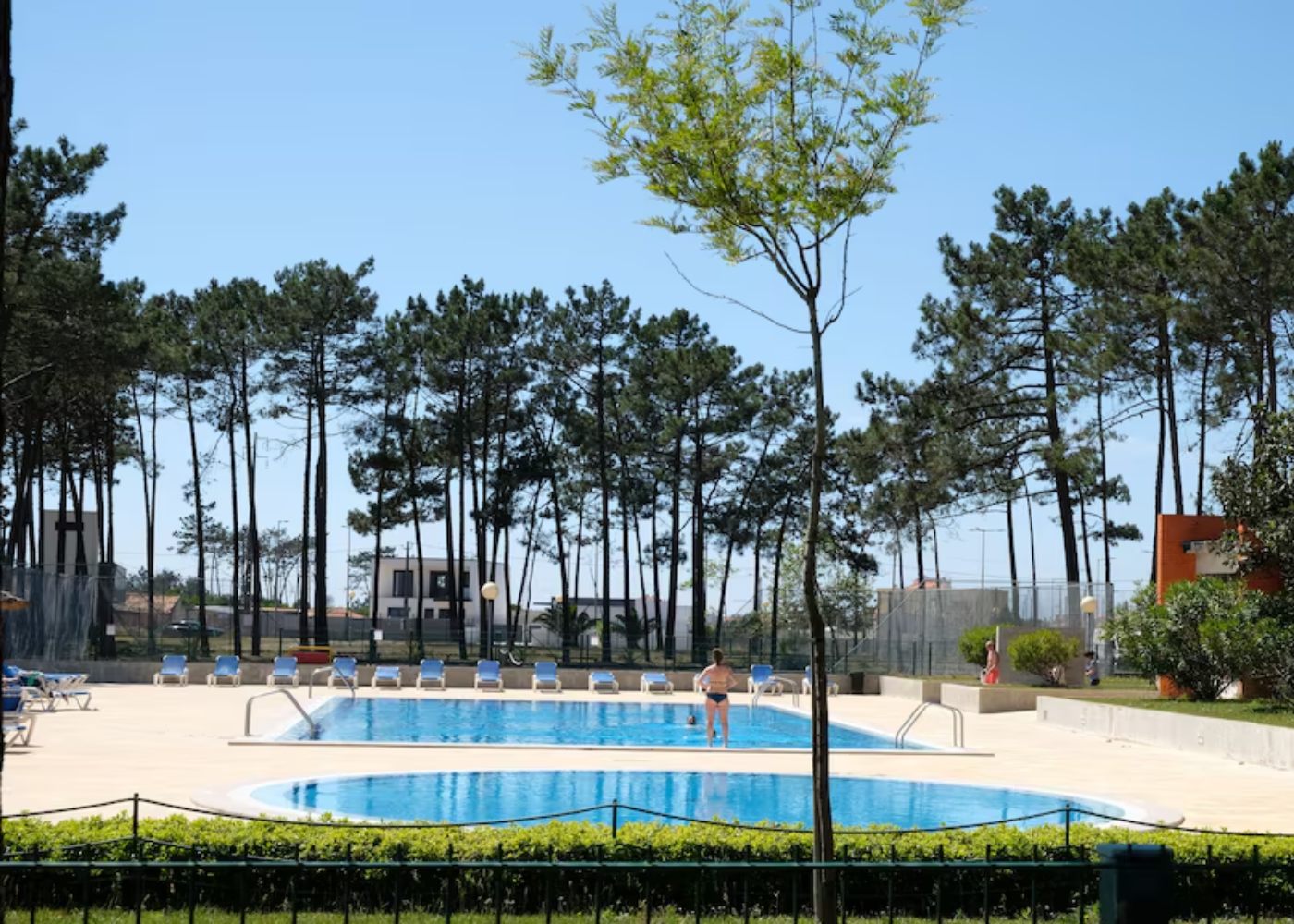 piscinas no campismo da Vagueira