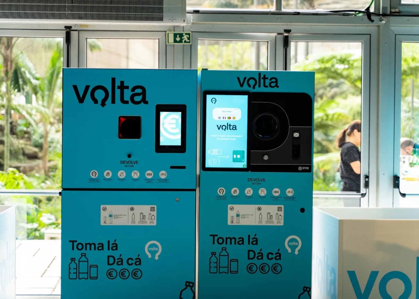 máquina de recolha Volta