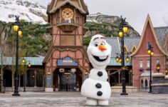 espaço Frozen na Disneyland