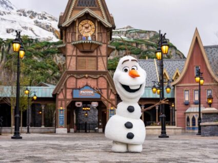 espaço Frozen na Disneyland