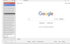 tabs na vertical no Chrome