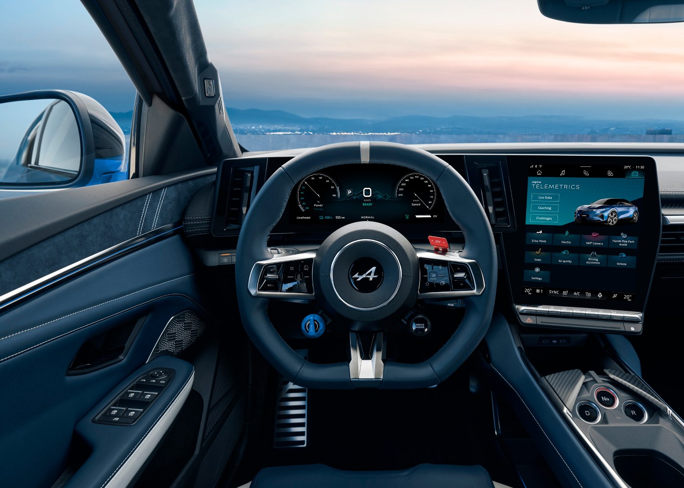 Interior do Alpine A390