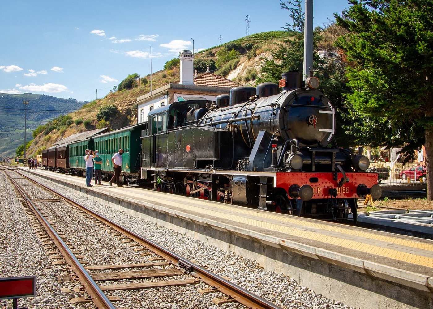 locomotiva do comboio histórico