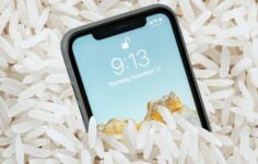 Iphone em arroz