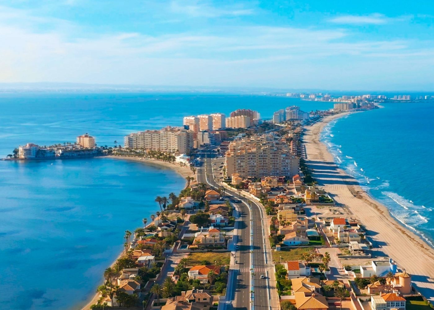vista aérea de La Manga