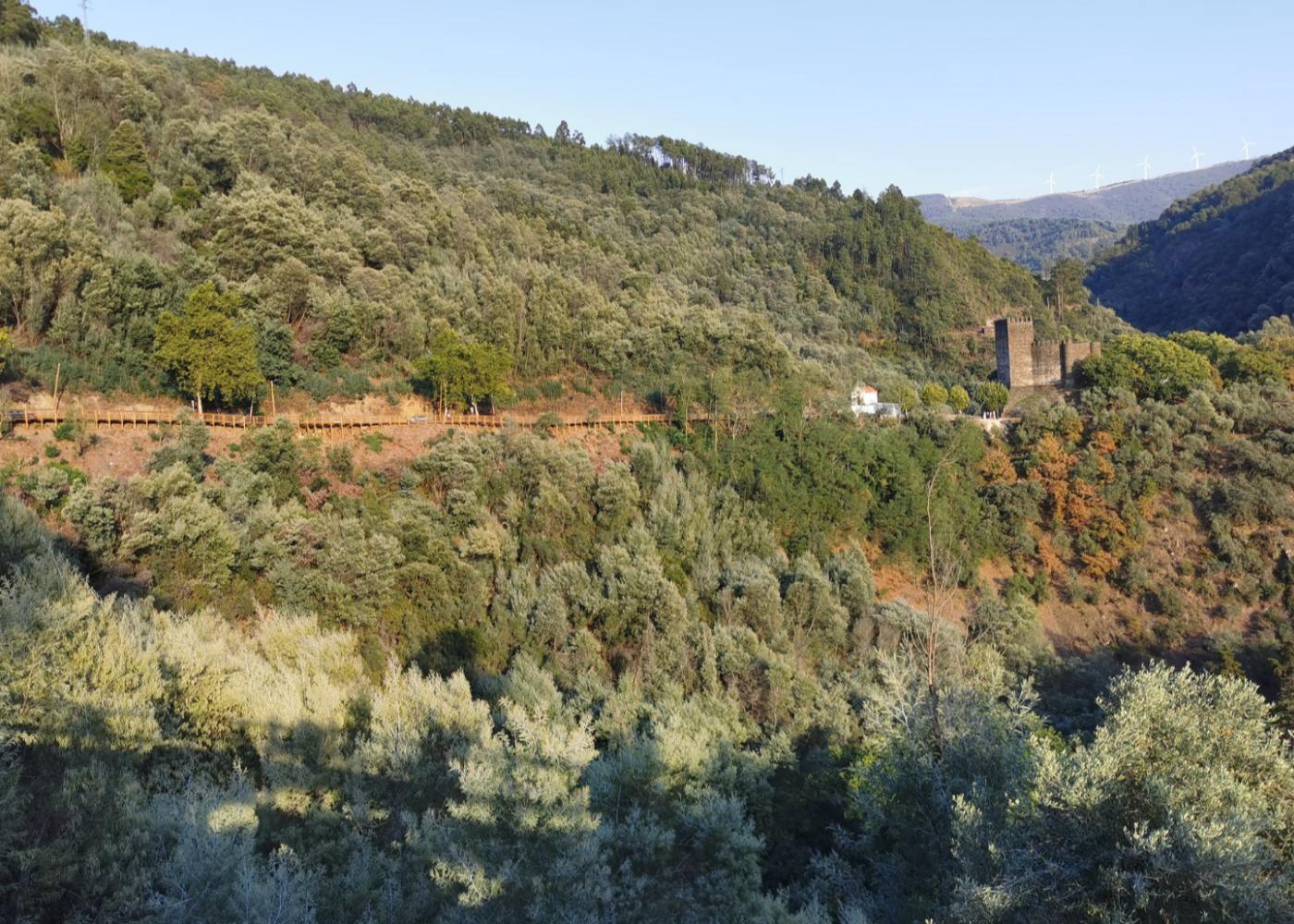 vista do passadiço da senhora da piedade